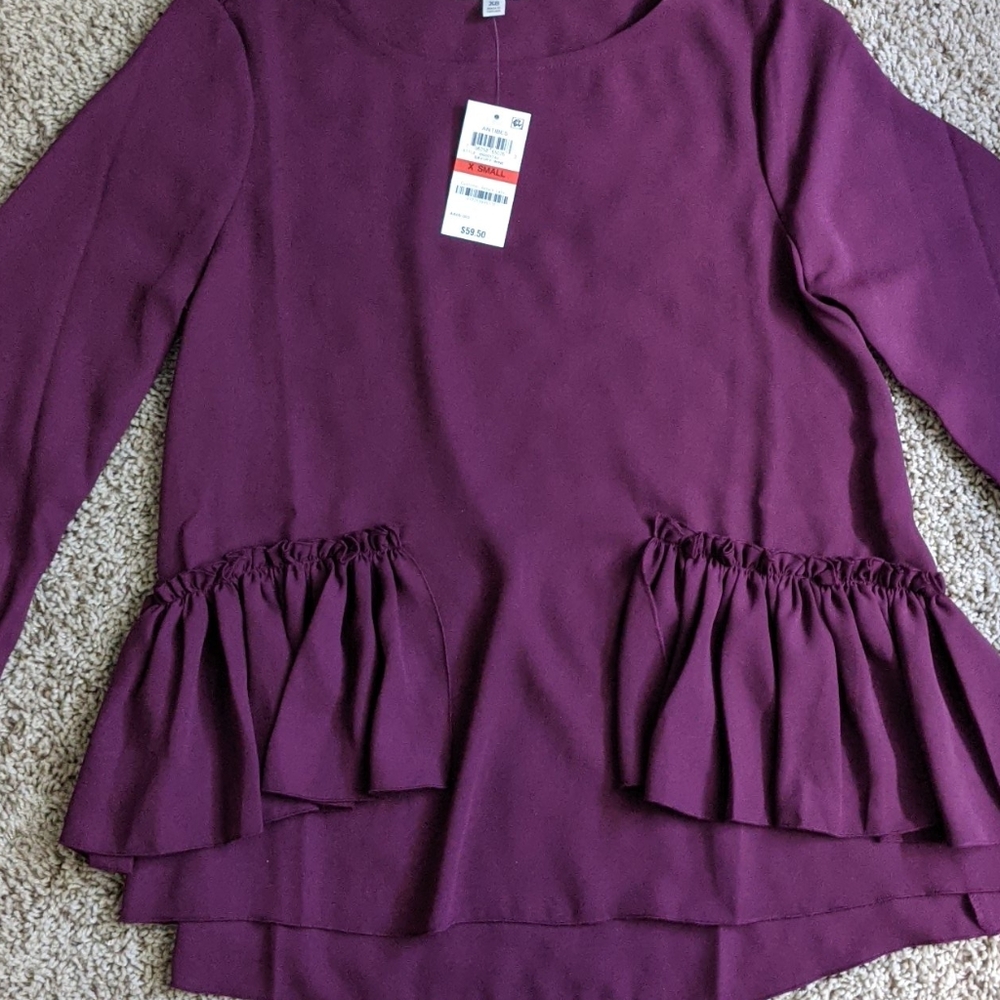 MAISON JULES BELL SLEEVE TOP - Picture 5 of 6